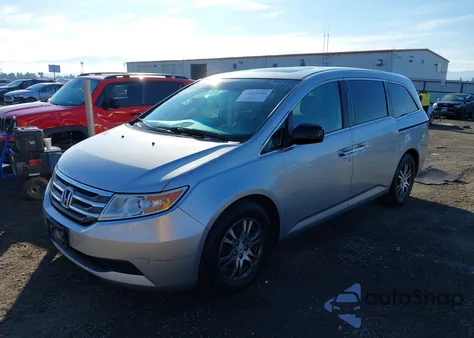 2012 Honda Odyssey Ex-L z USA, uszkodzony, nr VIN 5FNRL5H6XCB030035